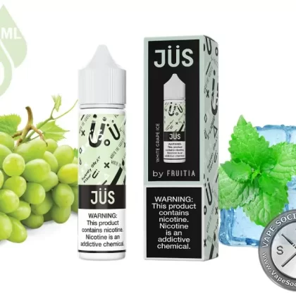 White Grape Ice JÜS by Fruitia 60ml - Vape Product, Vape Product