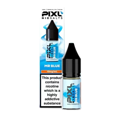 Pixl Mr Blue Nic Salt E-Liquid - 10 Pack - 10mg