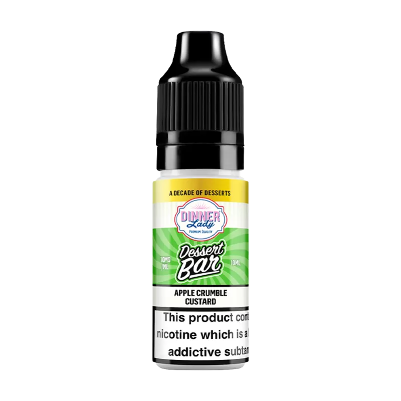 Apple Crumble Custard Nic Salt by Dinner Lady Dessert Bar Range - Ecigwizard