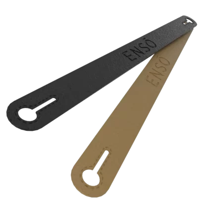 Replacement leather strap - Black