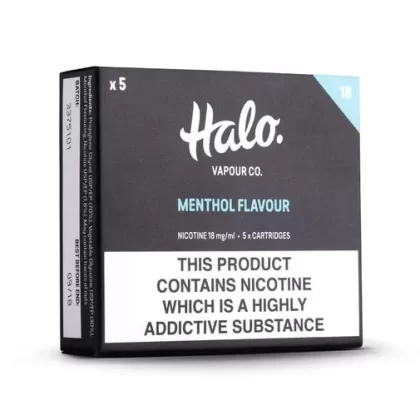 Menthol Cartridges by Halo Vapour Co. - 0 mg/ml
