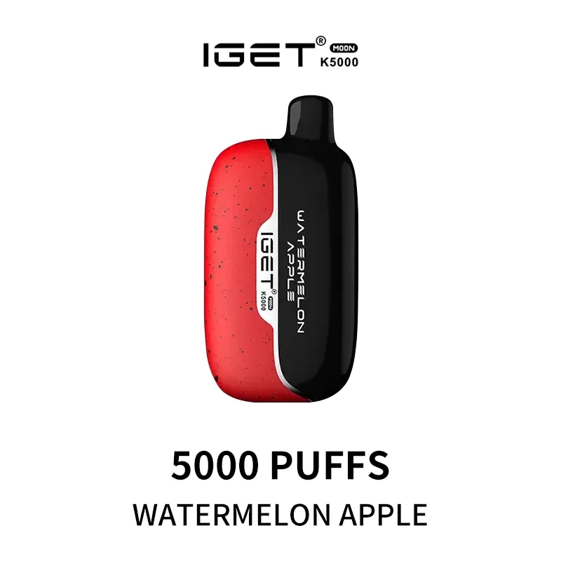 IGET Moon K5000 Puffs – Watermelon Apple - Ozvapeone (71E32F)