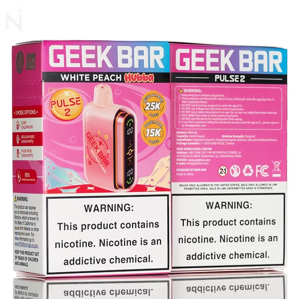 Geek Bar Pulse 2 25K 25,000 Puffs Disposable Vape - 18mL - Miami Mint - Image 3