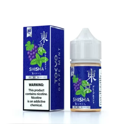 Tokyo Silver Shisha Series – Grape Mint 30 ml (20/30/50mg) - Vapebar Pk