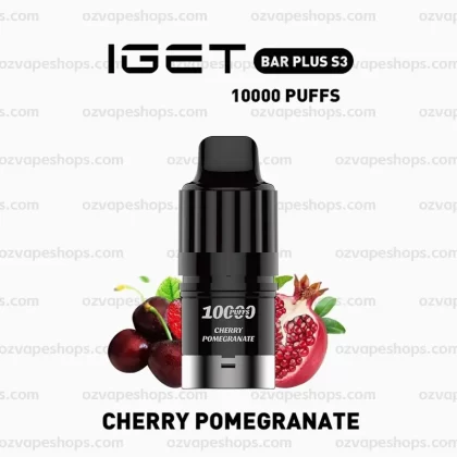 IGET Bar Plus S3 Pod – Cherry Pomegranate - Ozvapeone