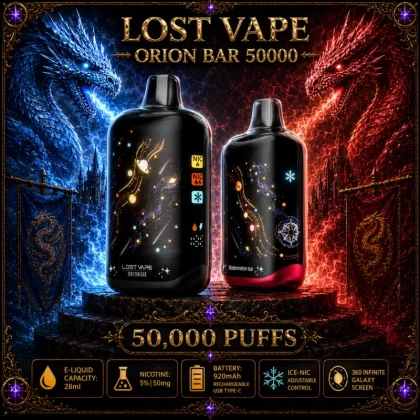 Lost Vape Orion Bar 50000 - Gold Tobacco (BLK Series)