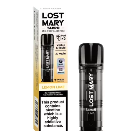 Lemon Lime Lost Mary Tappo Pods (x2) - 20mg (2%)