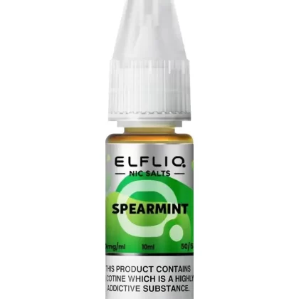 Elf Bar Elfliq Spearmint Nic Salt Vape Juice - Strength 20mg