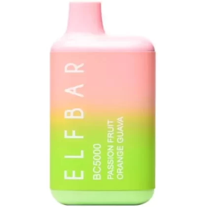 (ELF BAR) EB BC5000 Disposable Vape – 5000 puff – Passion Fruit Orange Guava