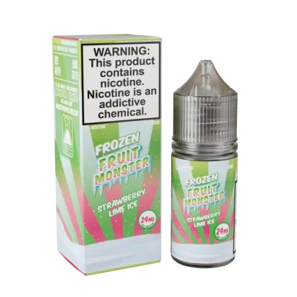 Frozen Fruit Monster Salt - Strawberry Lime Ice - 30ML E-Liquid - 24MG