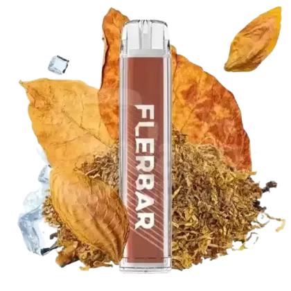 Flerbar – Caramel Tobacco - Flerbar / Tabak / 550 mAh / Propylenglykol / Nikotin-Benzoat / pflanzliches Glycerin / Aromastoffe / Nikotin / 1-Ethylpiperidin-3-ol / 20mg/ml / ca. 600