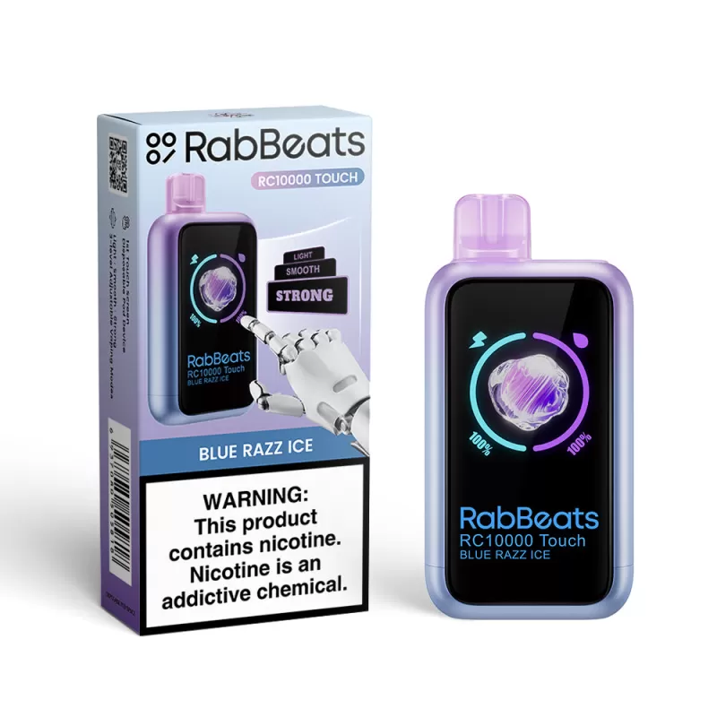 RabBeats RC10000 "TOUCH" Disposable Vape - 10000 Puffs - Blueberry Watermelon - Image 2