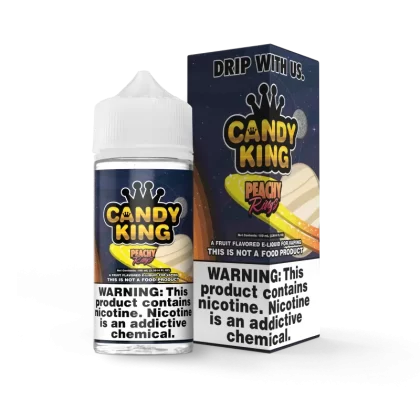 CANDY KING - Peachy Rings - 100ML E-Liquid - 6MG