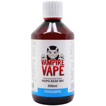 Base Mix 70VG/30PG E-Liquid by Vampire Vape (500ml) - 0mg