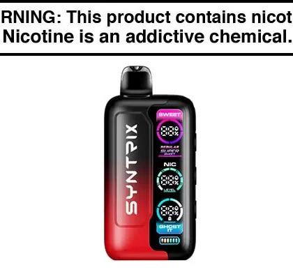 SYNTRIX GHOST IT DISPOSABLE VAPE – 40,000 PUFFS - Vapejuice
