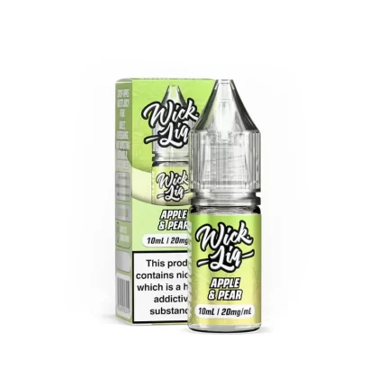Wick Liq Bar Juice Apple & Pear 10ml Nic Salts E-Liquid - 10mg