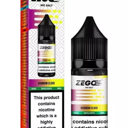 Rainbow Cloud Zego Nic Salt 10ml E-Liquid 10mg/20mg
