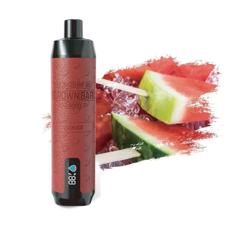 VAPME CROWN BAR 18000 Puffs | 2%-5% strength, 25mL, RGB light, bulk disposable vape - Aiviouvapes - Image 3