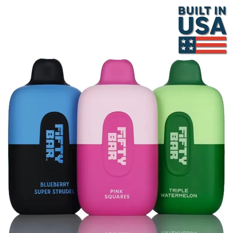Fifty Bar 6500 Puffs Disposable Vape - 14ML - Milky Loops
