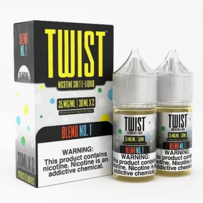 Twist Salt E-Liquid – Blend No. 1 – 30ml (x2)