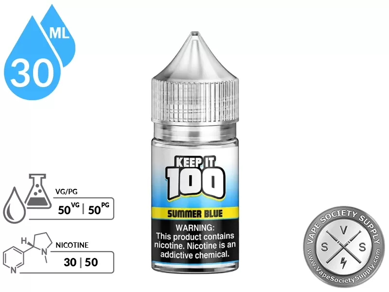 Summer Blue by Keep It 100 Salt 30ml - Image 2