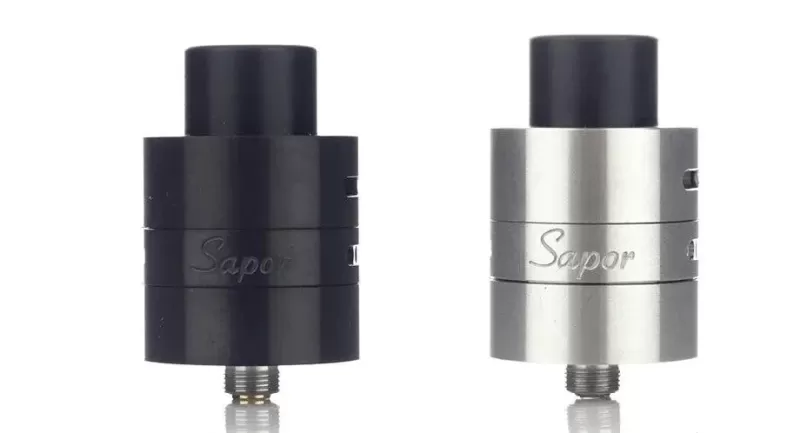 Wotofo Sapor V2 RDA – 22mm Dual Coil RDA - colour#Black